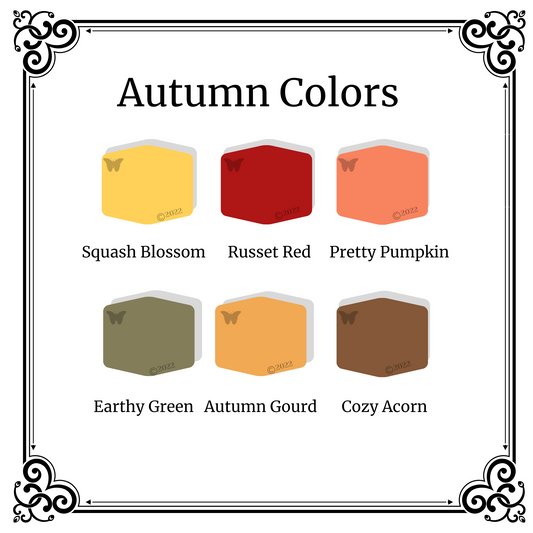 Autumn Colors Polymer Clay Color Palette Tutorial