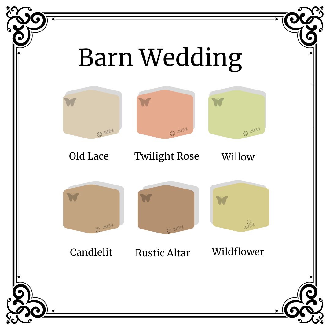 Barn Wedding Palette Polymer Clay Color Mixing Tutorial