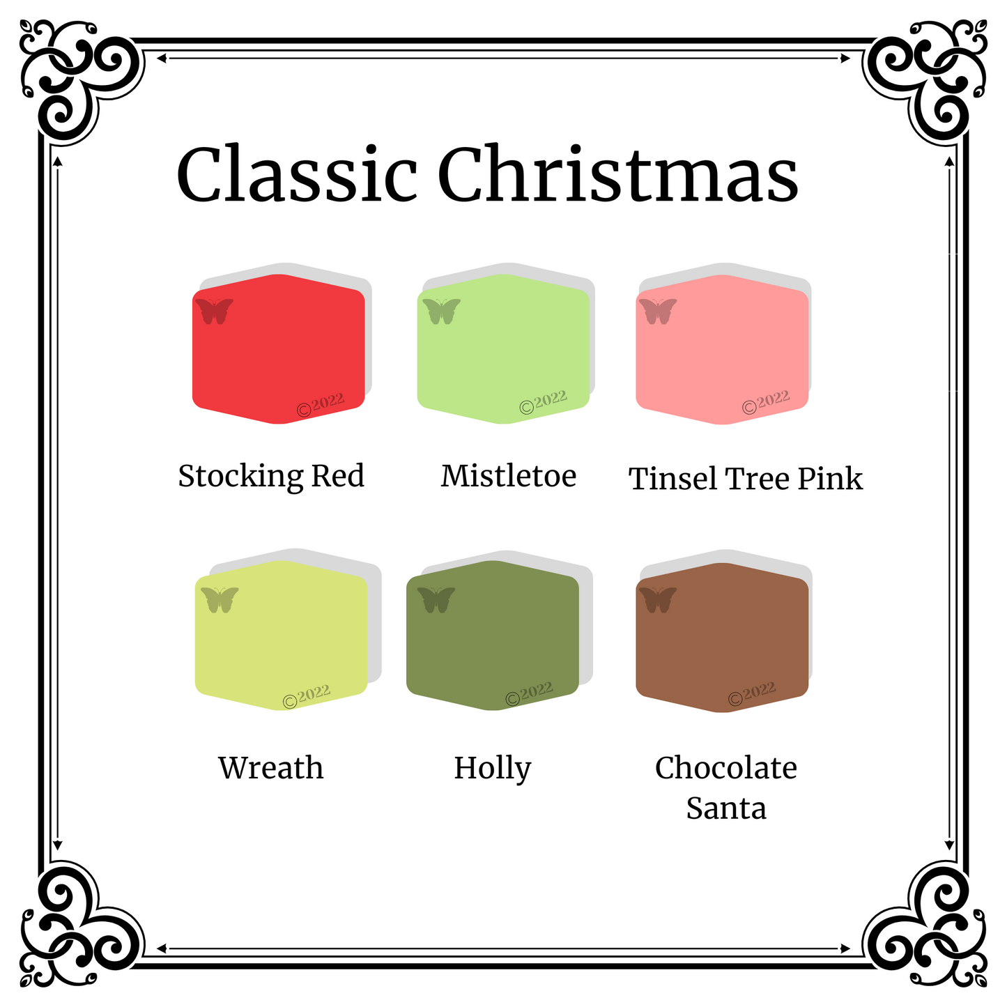 Classic Christmas 6 color palette