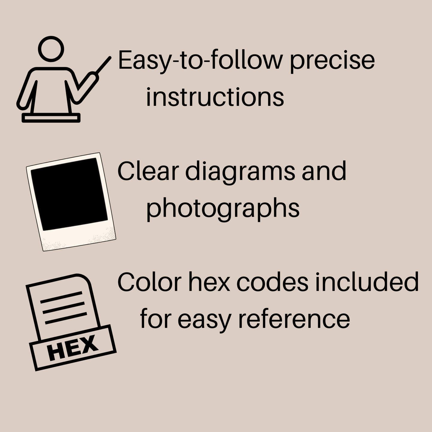 Easy instruction, clear diagrams