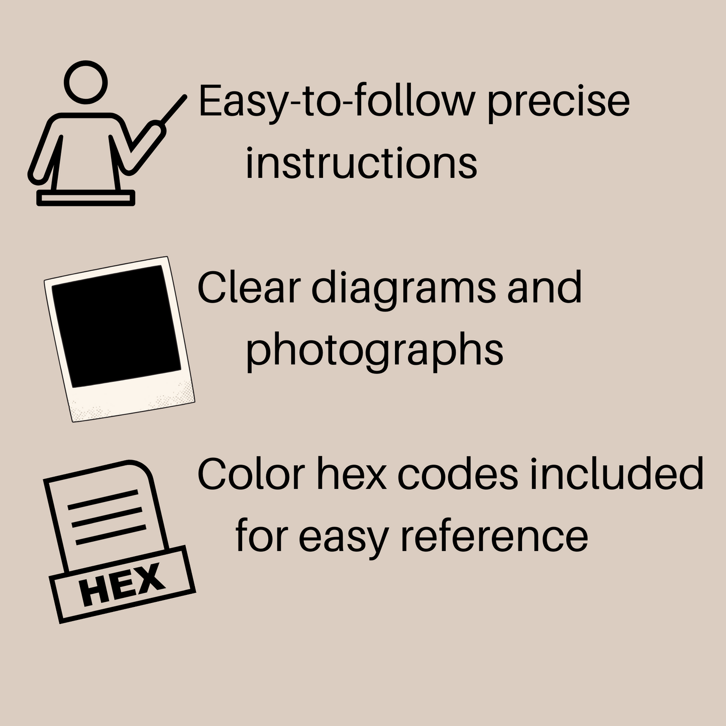 Polymer Clay Color Mixing tutorials benefits: Easy-to-follow instructions, clear diagrams, color hex codes included